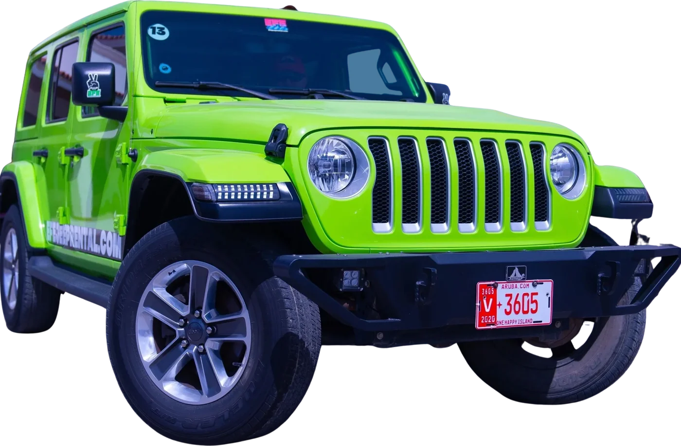 Jeep Wrangler Hard Top rental in Aruba